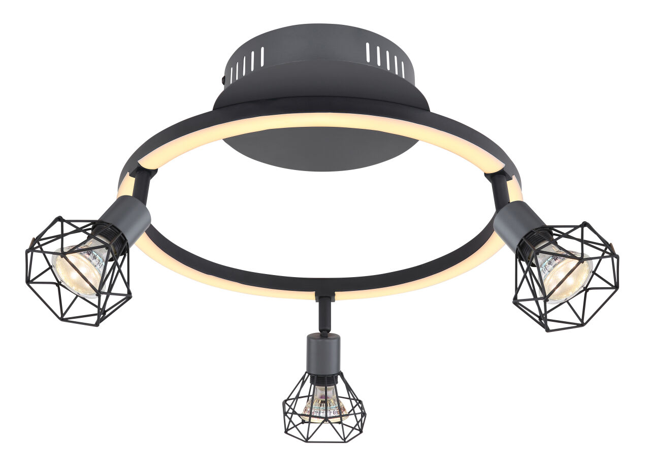 Globo Lighting - JUTTA - Strahler Metall Graphit, LED
