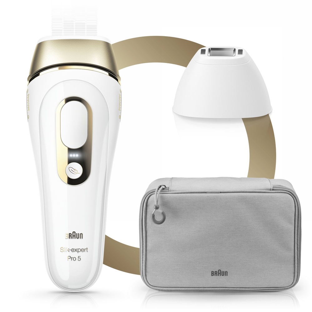 braun Braun Silk·Expert Pro 5 Épilateur Lumière Pulsée Intense IPL Dernière Génération Epilateur À Lumière Pulsée
