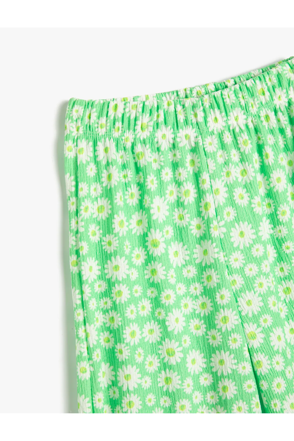 Koton  Gepunktete Hose, Blumenmuster, elastischer Bund, strukturiert