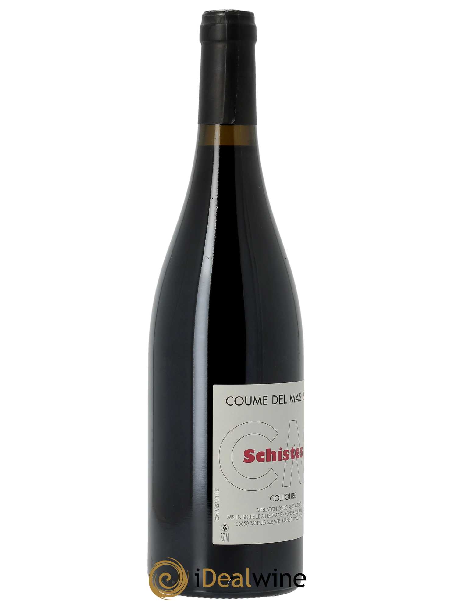 Collioure Coume del Mas Schistes  2021 - Lot de 1 Bouteille