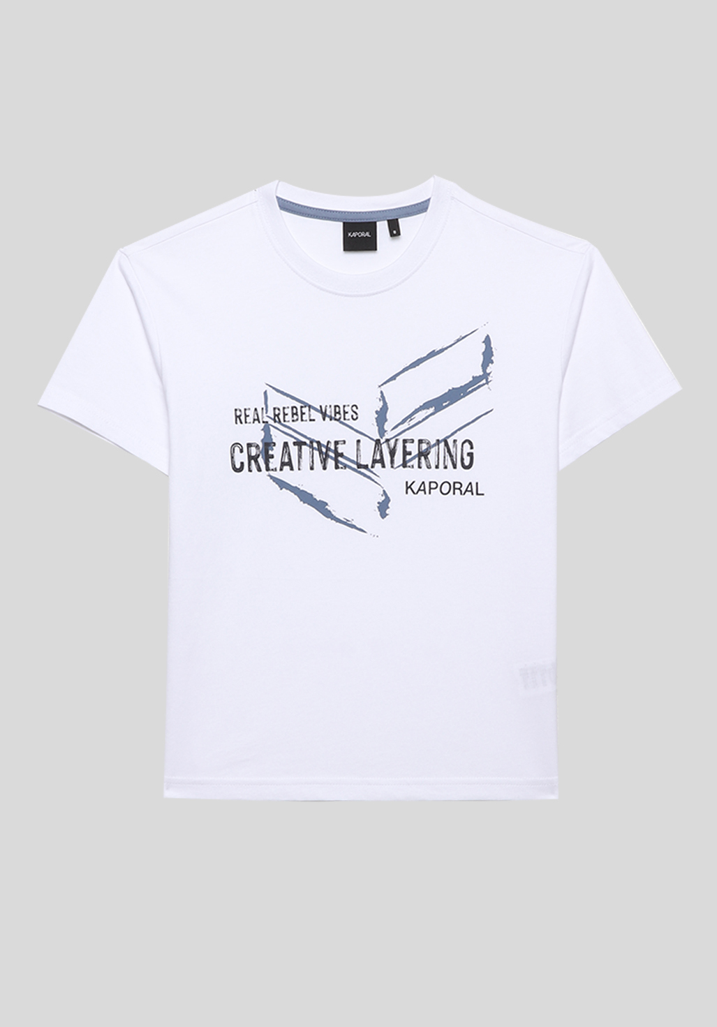 OANEL  T-shirt blanc garçon 100% coton bio