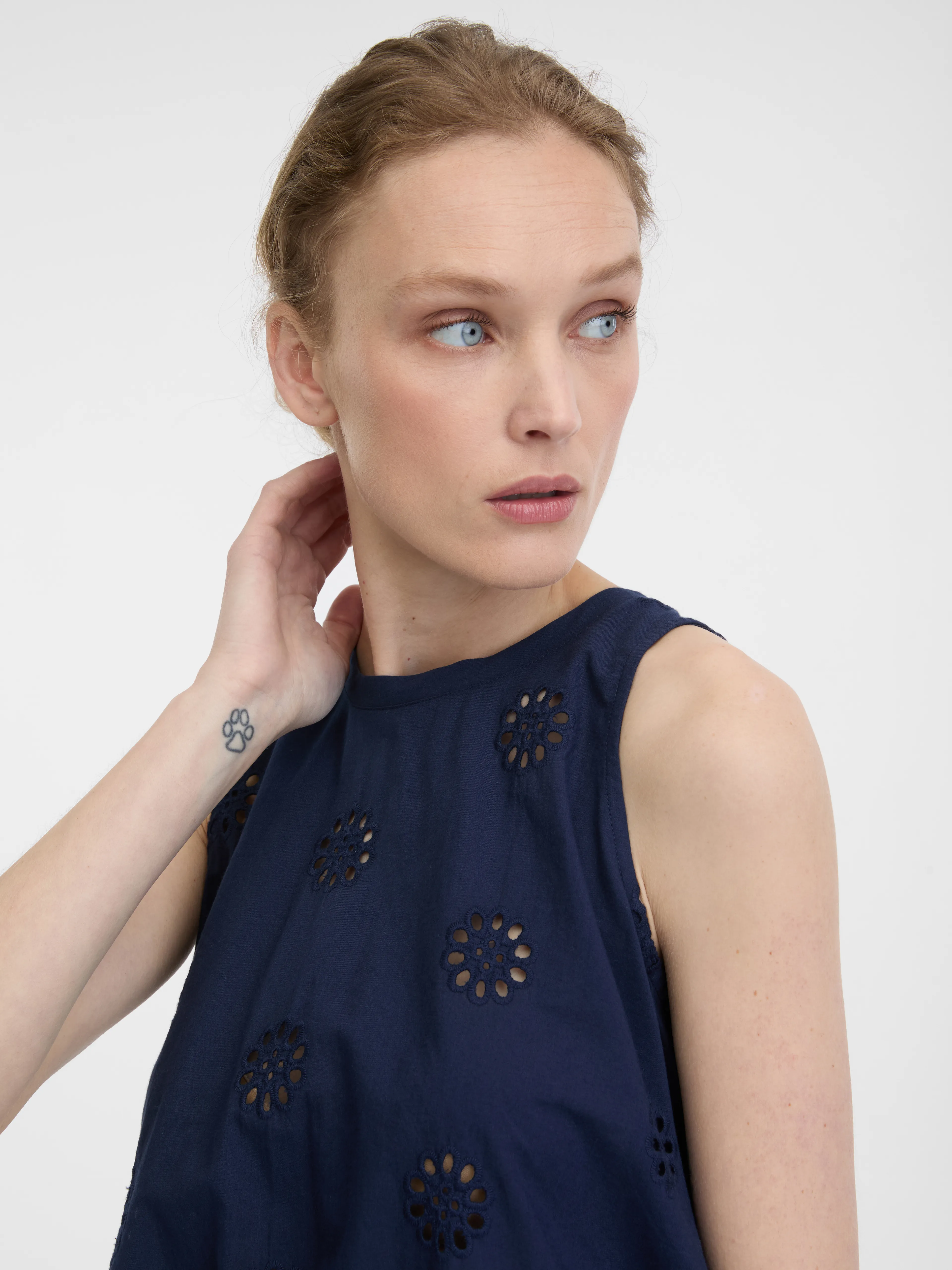 Dunkelblaue Damen Bluse ORSAY