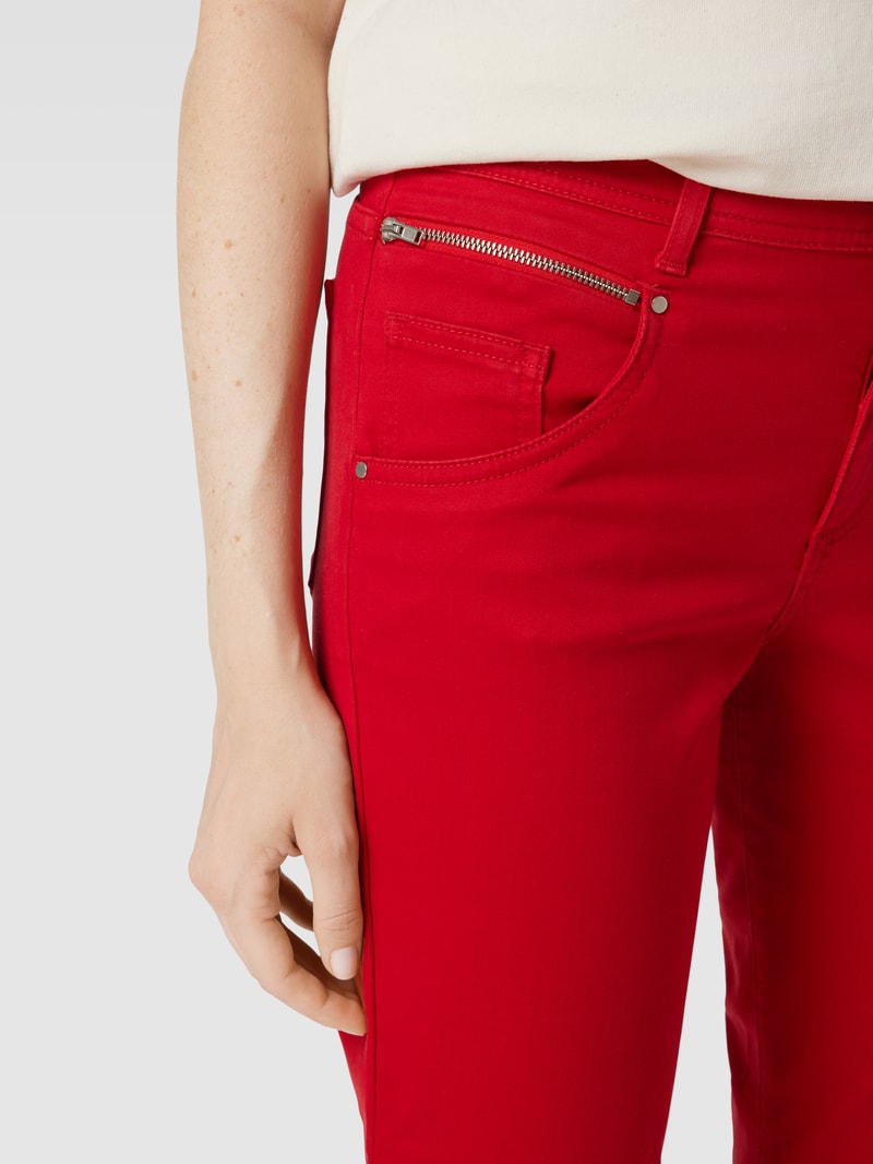 Jeans im 5-Pocket-Design Modell 'Shakira' in rot