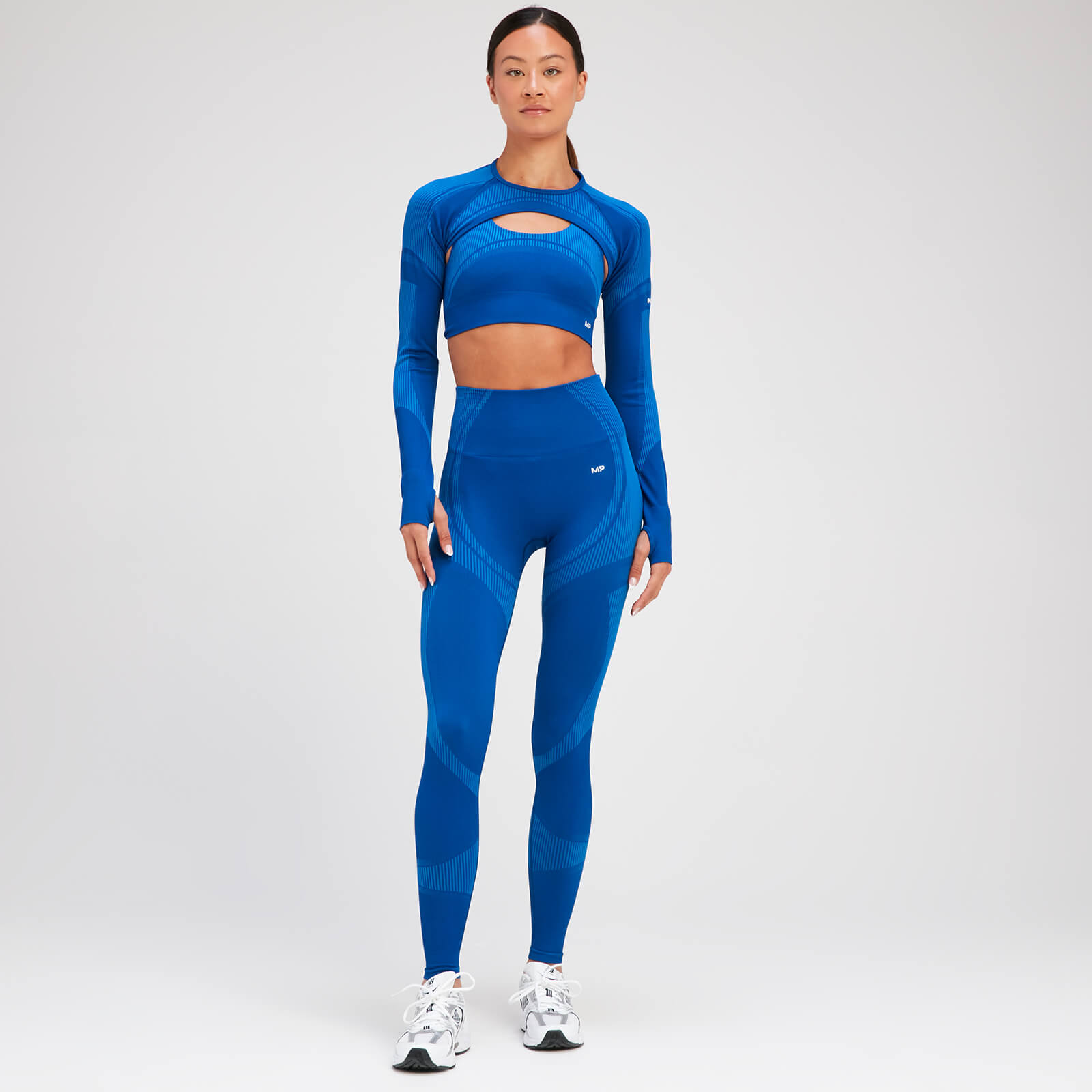 Legging sans coutures MP Tempo Ultra pour femmes – Bleu surf