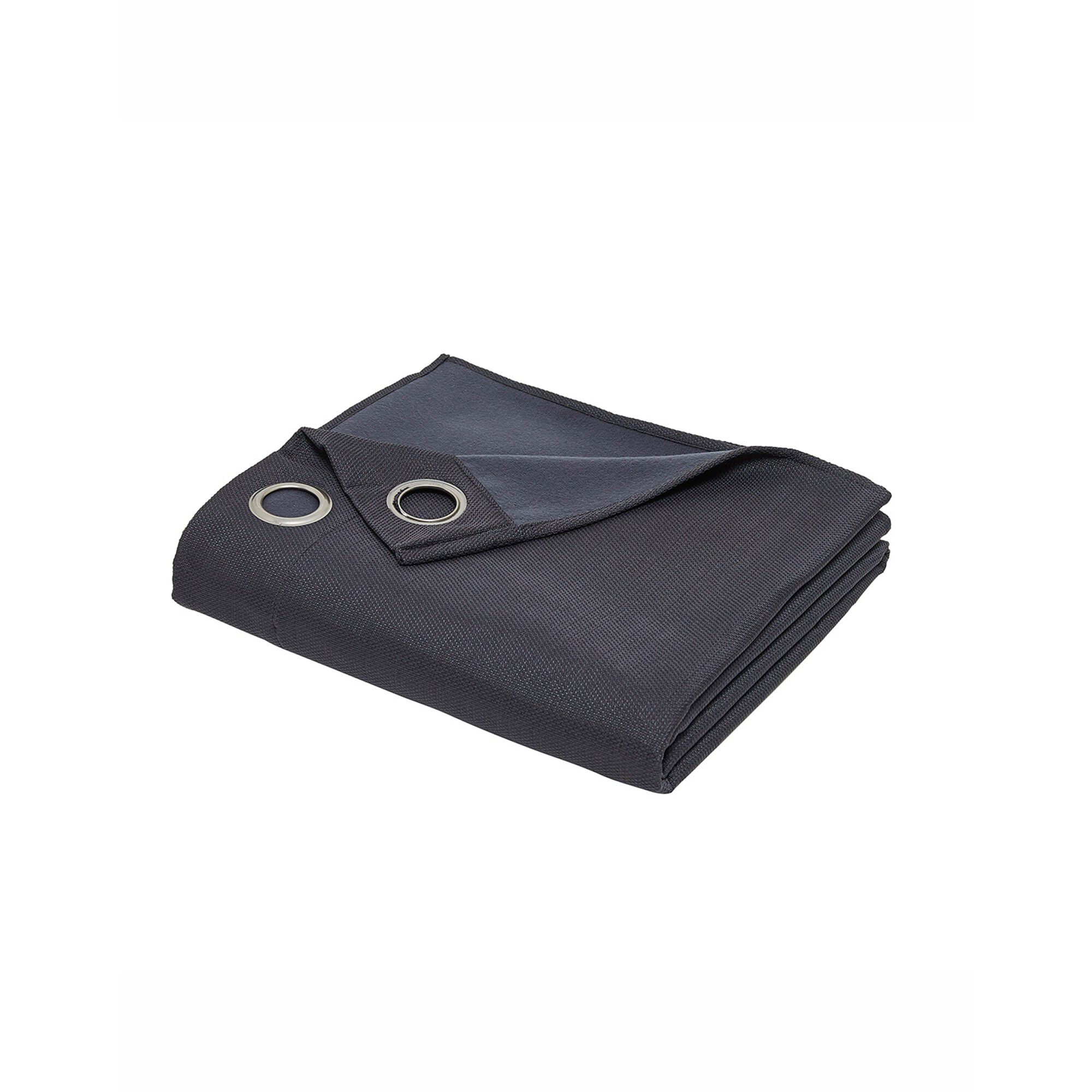 Rideau isolant effet chambray finition oeillets