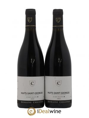 Nuits Saint-Georges 1er Cru Aux Allots Domaine Chicotot 2018 - Lot de 2 Bouteilles