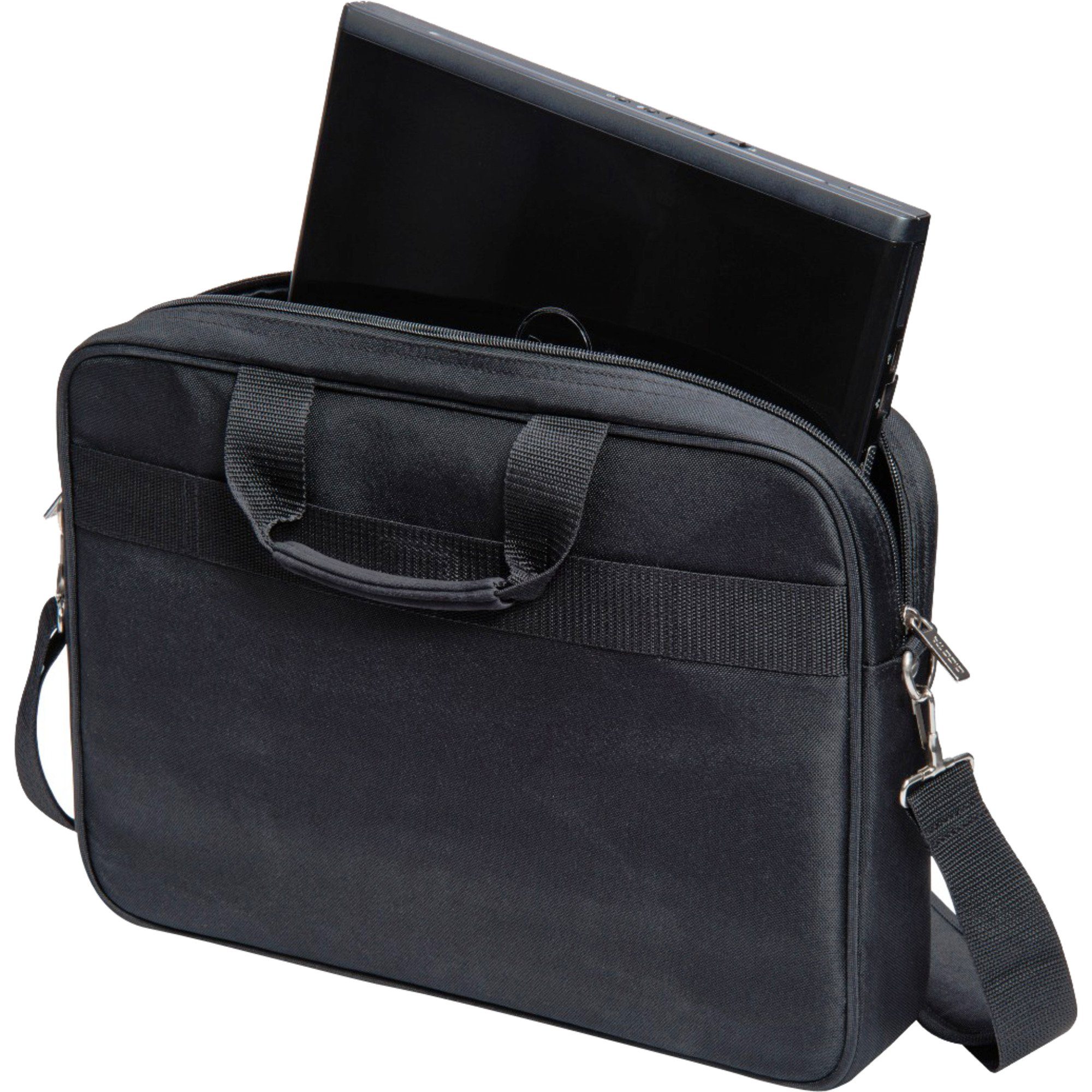DICOTA Laptoptasche DICOTA Value Toploading Kit mit kabelgebundener