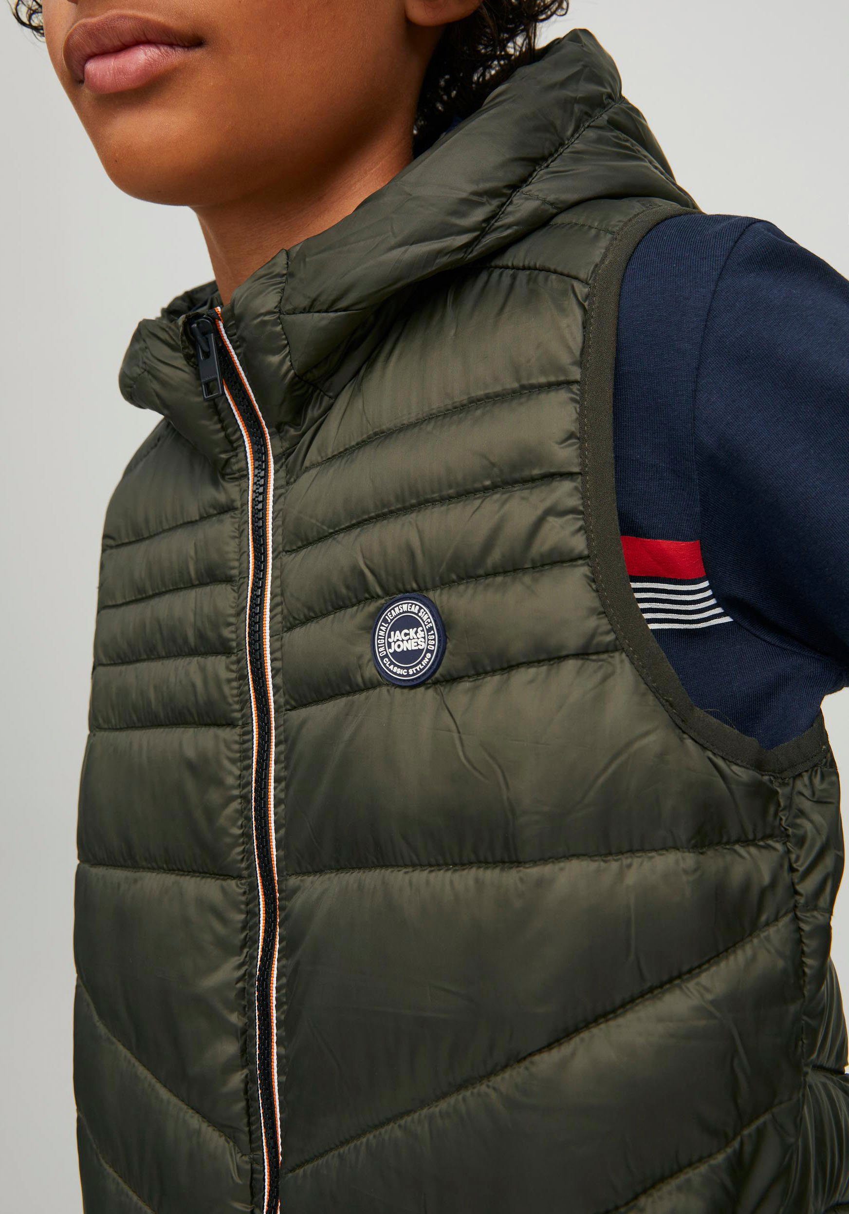 Jack & Jones Junior Steppweste JJEHERO BODYWARMER HOOD NOOS JNR