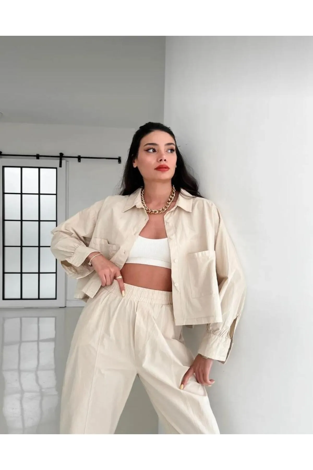 Laluvia  Zweiteiler - Grau - Regular Fit