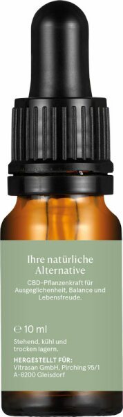 CBD VITAL Nahrungsergänzungsmittel Naturextrakt PREMIUM Öl 10%  Nahrungsergänzungsmittel