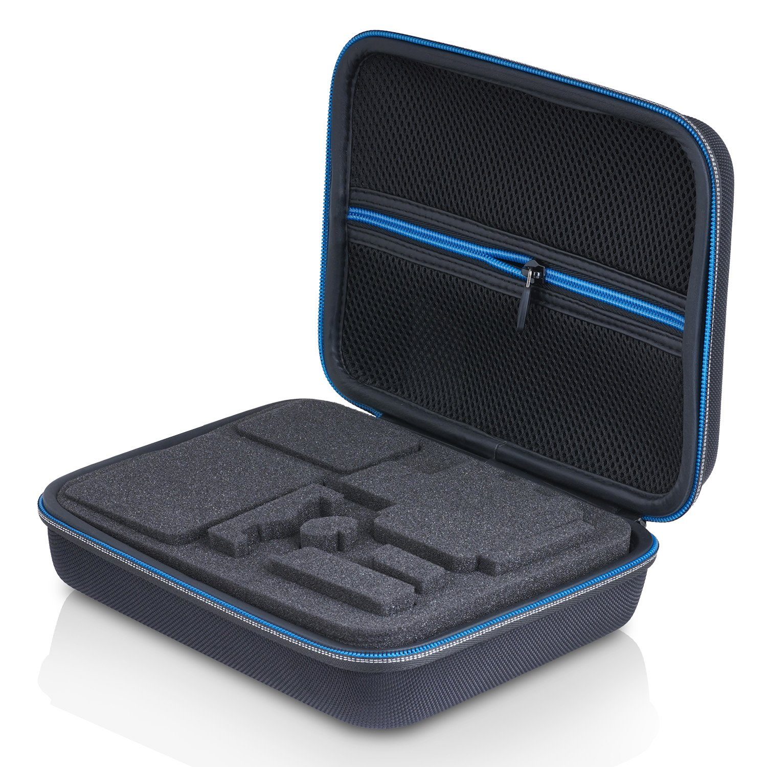 Wicked Chili Kameratasche GOP Case für GoPro Hero 12, 11, 10, 9 - M / XL, Tasche, Tragetasche, Schutztasche für Actioncam SJCAM, Akaso, Surfola