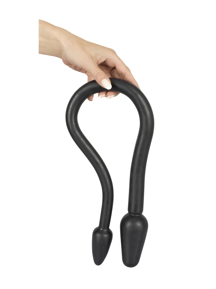 Rebel Doppeldildo Double Plug in schwarz günstig kaufen 76 cm