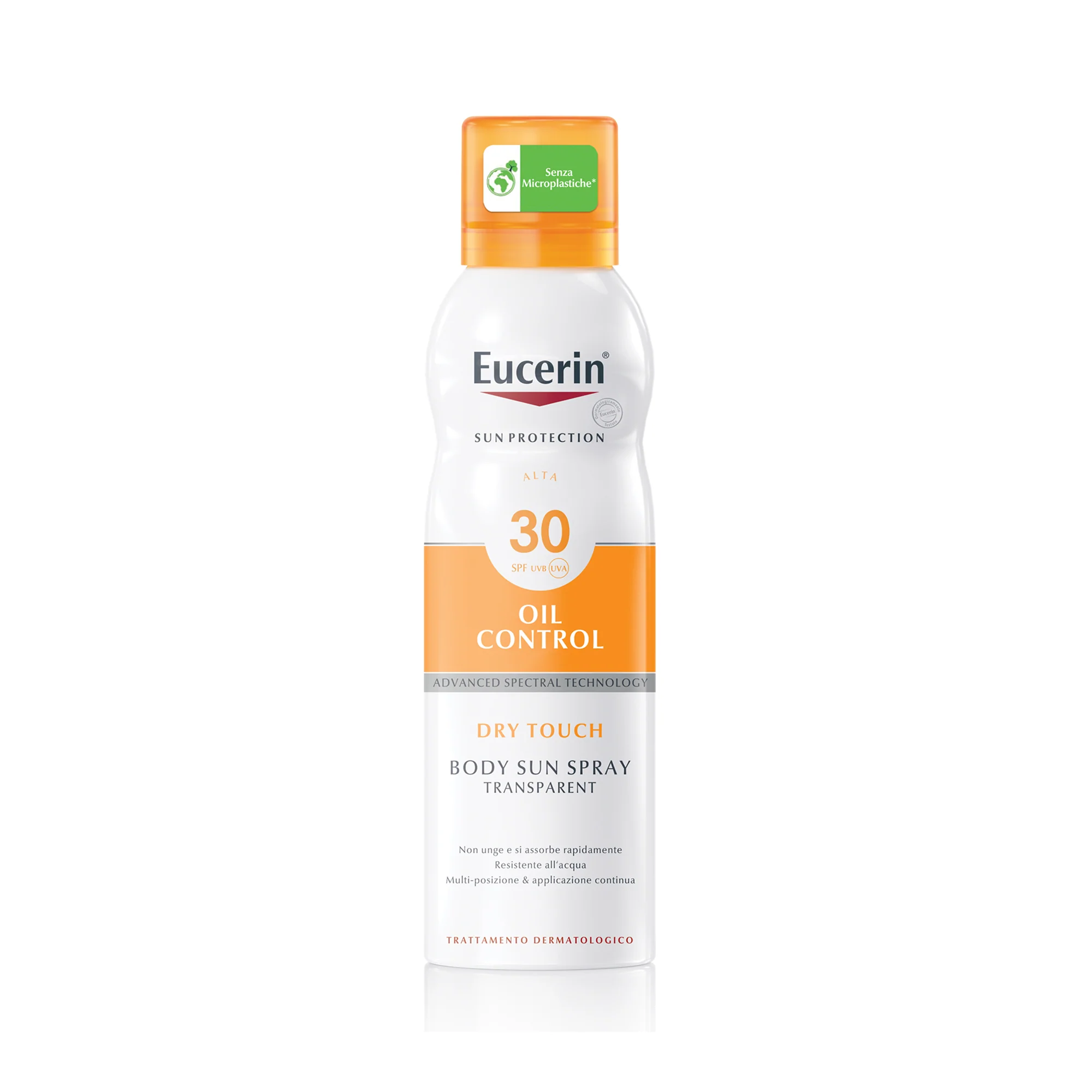 Solskyddande oljekontrollsolspray Transparent torr beröring SPF30 - Högskyddande solspray för kroppen.