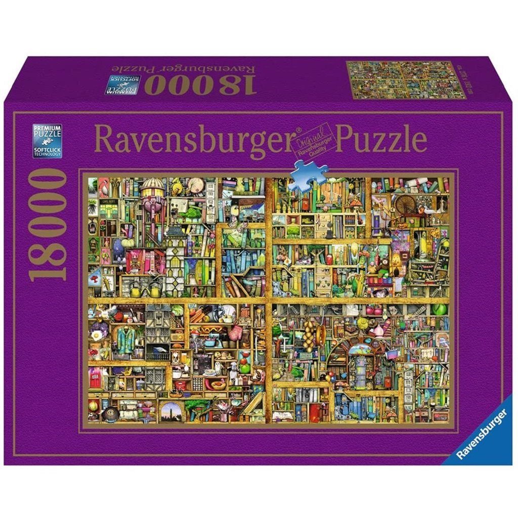 Ravensburger Puzzle Ravensburger - Magisches Bücherregal, 18.000 Teile, 18000 Puzzleteile