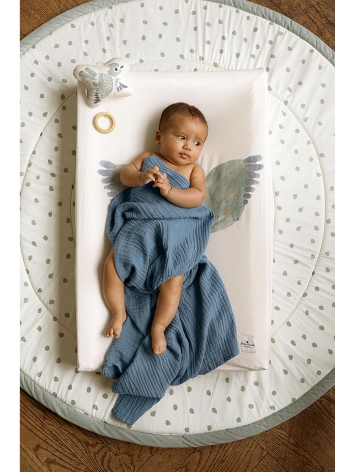 Elodie Details Bambus Musselin Decke - Tender Blue in Blau 80 x 80 günstig kaufen onesize