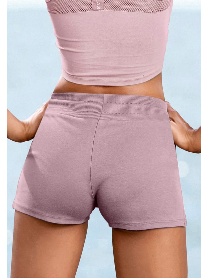 LASCANA ACTIVE Shorts in rosa günstig kaufen