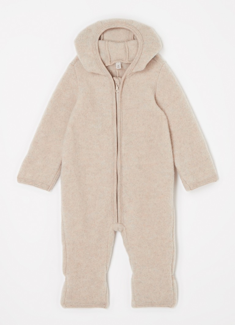 Huttelihut  Babypak van wol met capuchon