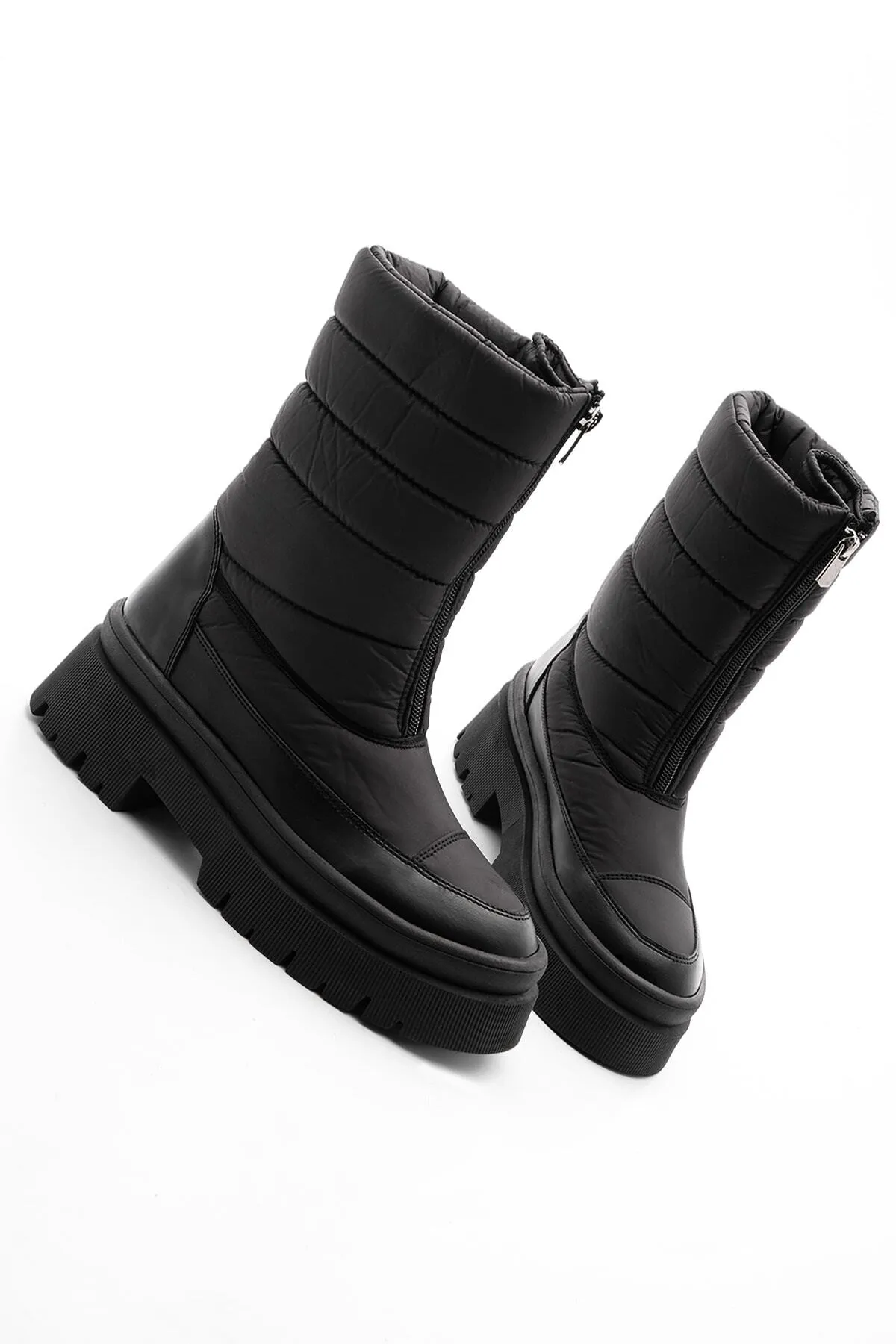 Marjin  Schneestiefel - Schwarz - Flacher Absatz