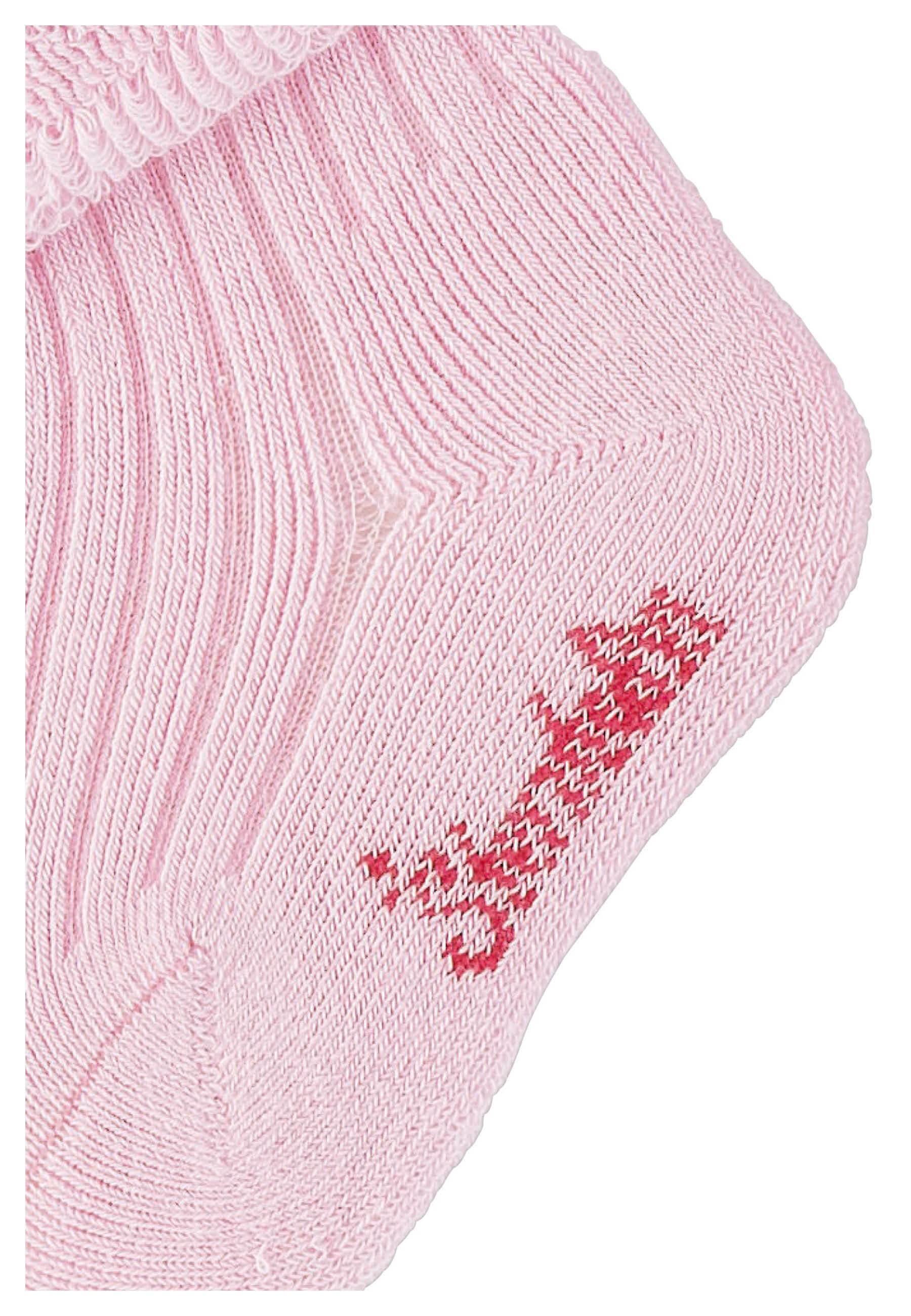 Babysocken uni mit Rippstruktur, Vollplüsch innen