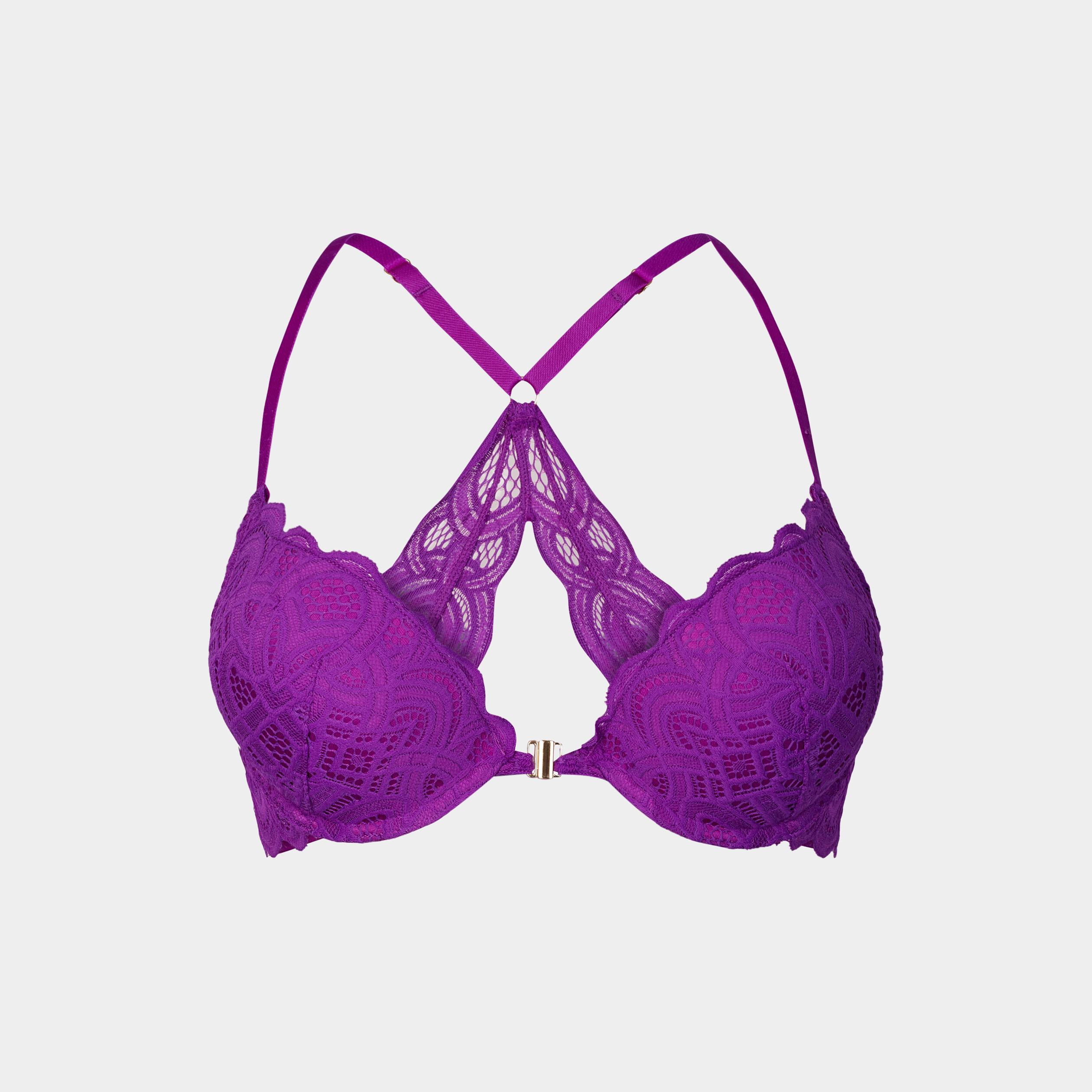 Soutien-gorge maxi push-up violet femme | La Halle