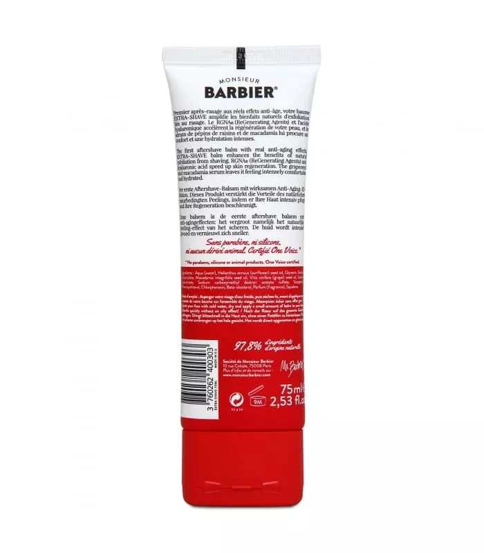EXTRA-SHAVE Baume Après-Rasage Anti-âge Cicatrisant pour Hommes