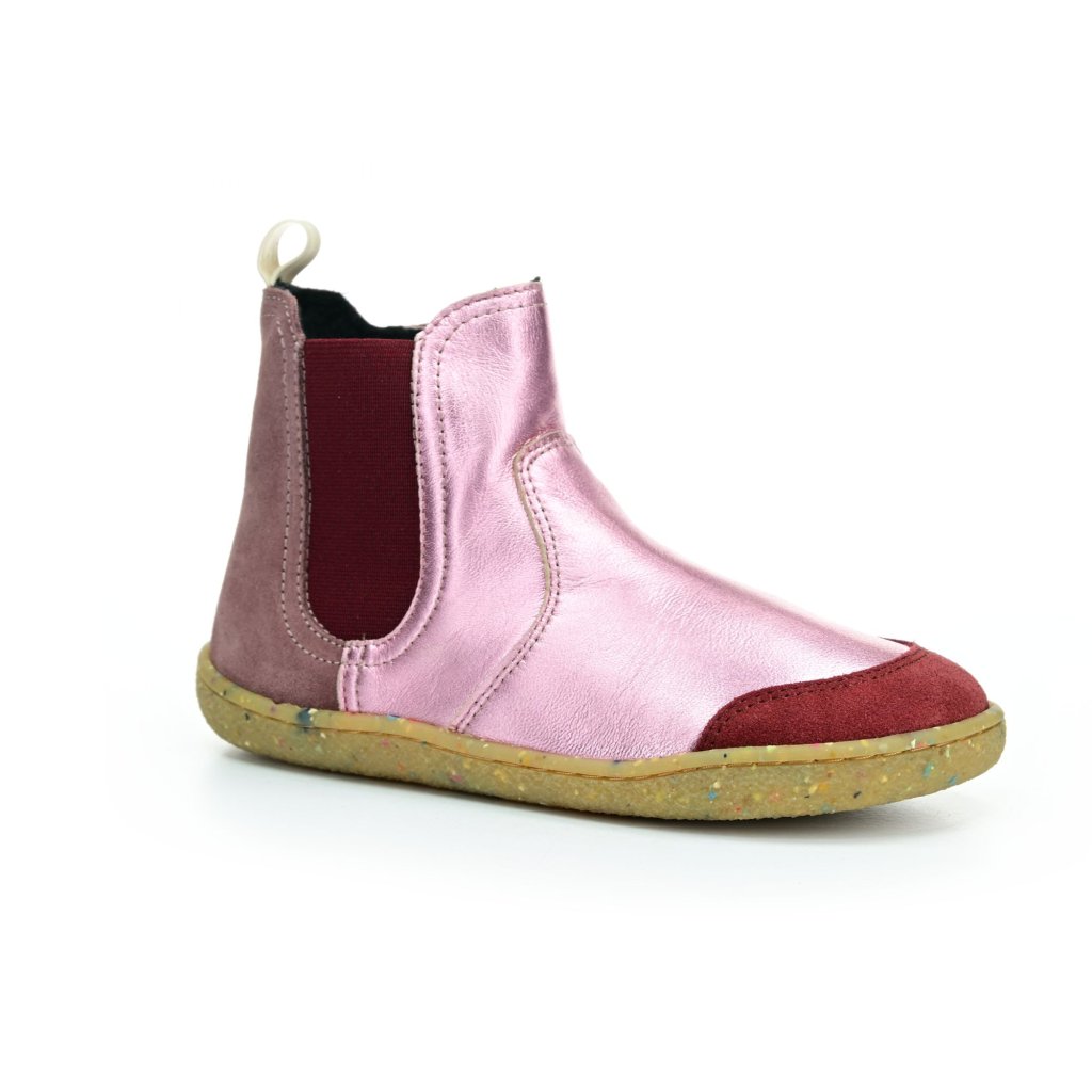 Groundies Charlie Pink Metallic Barfußschuhe