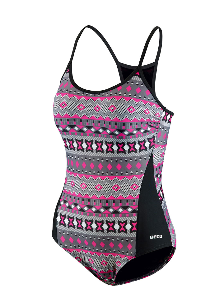 BECO the world of aquasports Badeanzug Maxmove Comfort Swimsuit in schwarz-pink günstig kaufen
