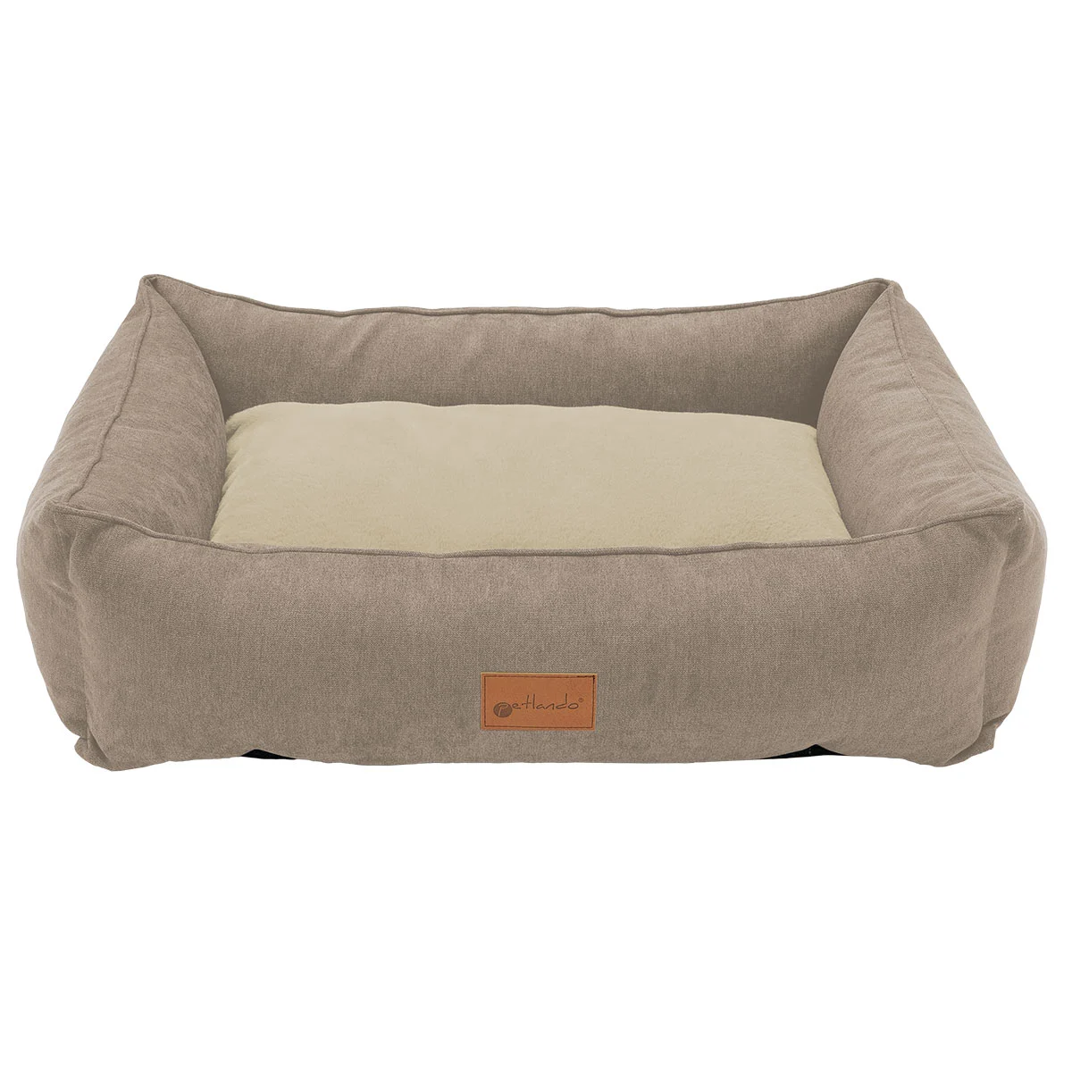 Petlando orthopädisches Hundebett Bergen cappuccino bei ZooRoyal