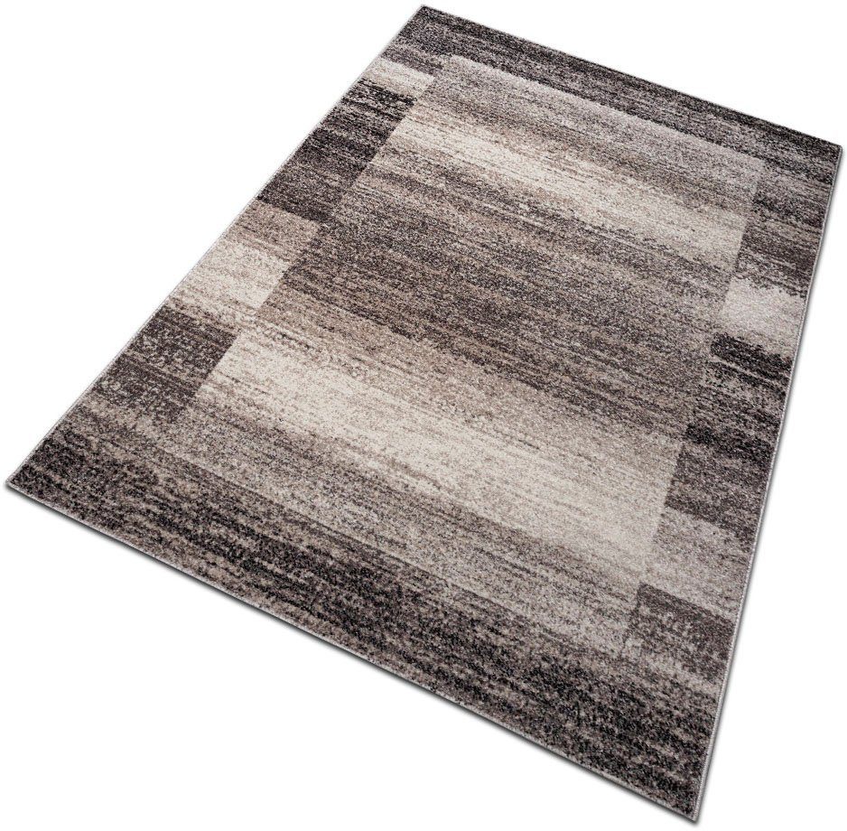 Teppich Beldre, my home, rechteckig, Höhe: 9 mm, mit besonders weichem Flor, Kurzflor, modernes Design, mit Bordüre