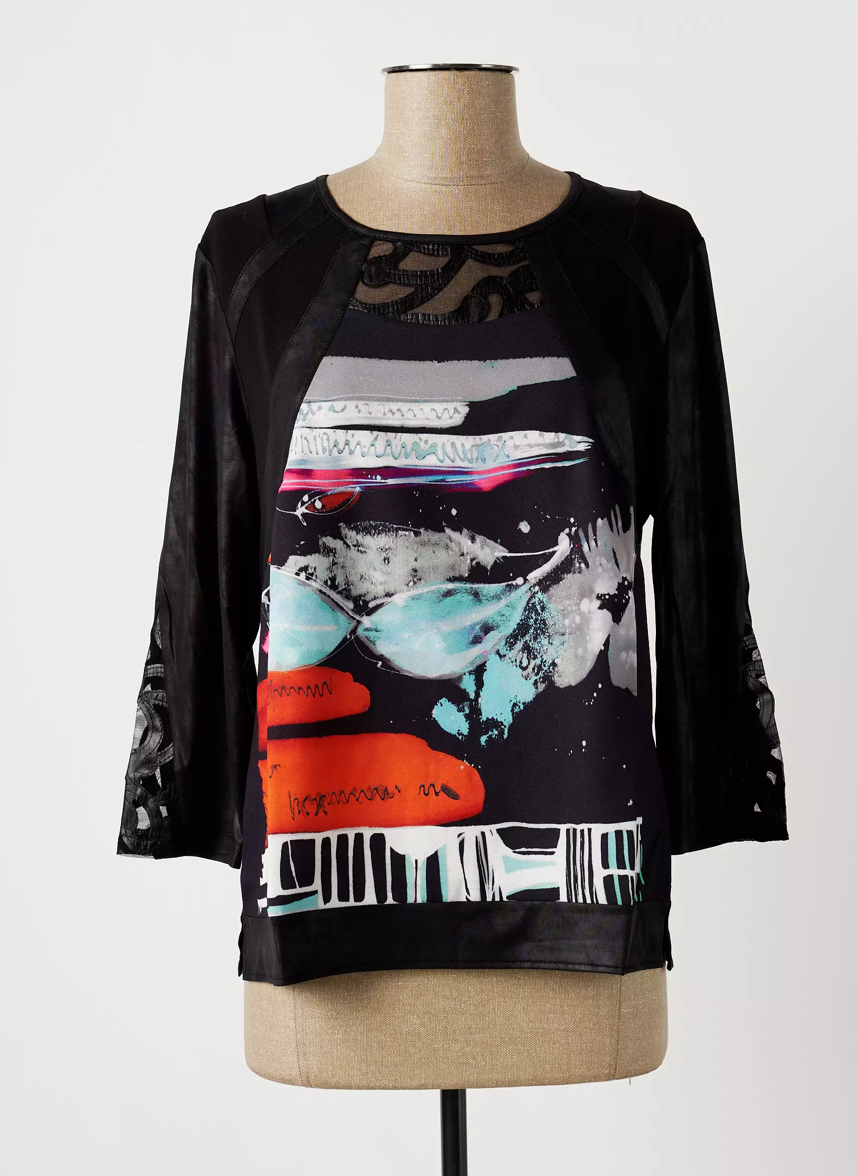 Impulsion Tshirts Femme couleur noir
