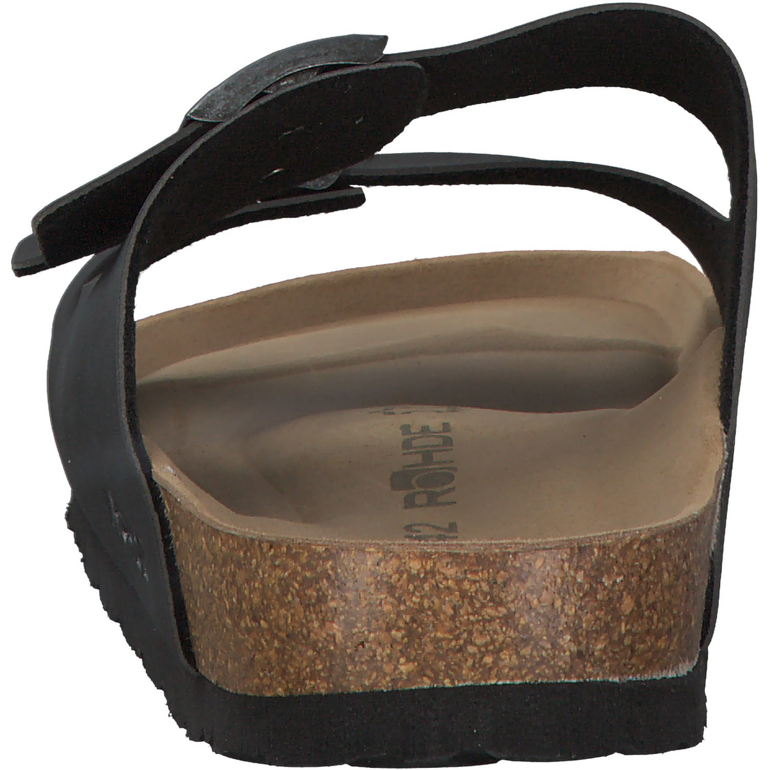 Rohde 5920, Pantoletten, Herren, Schwarz (Black/Grey)
