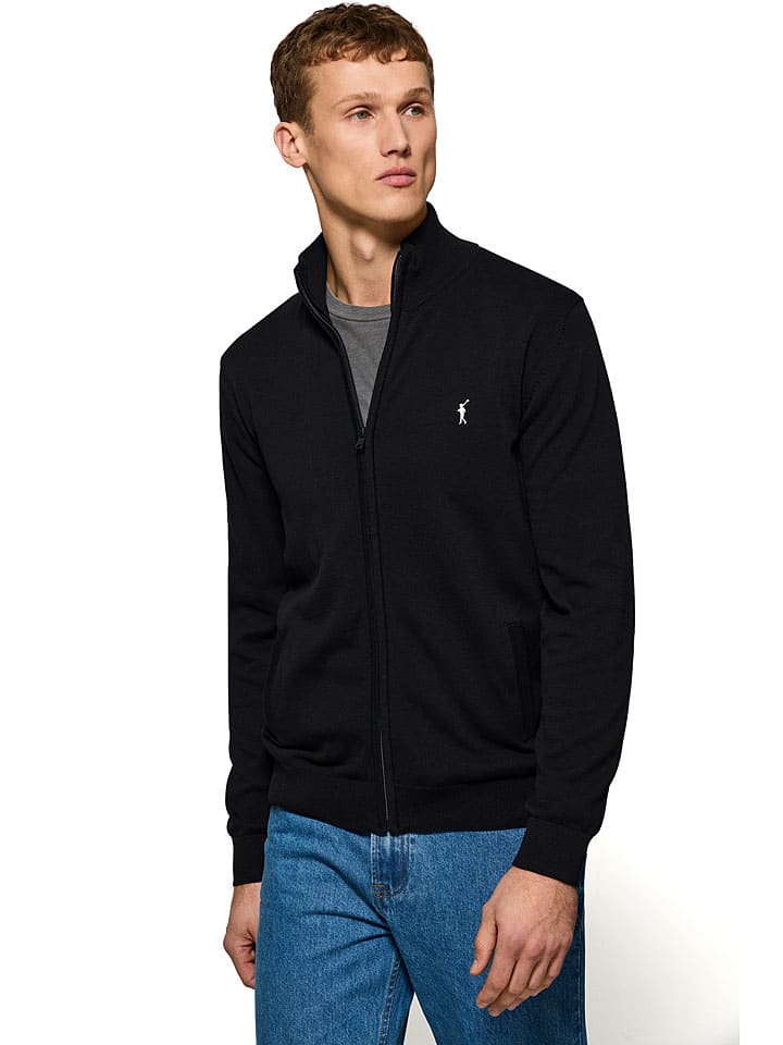 Polo Club Cardigan in Schwarz günstig kaufen