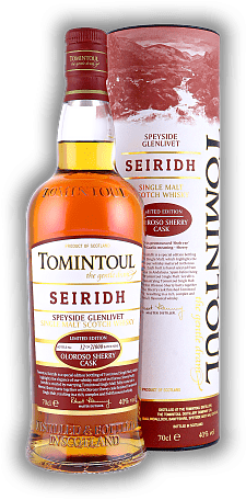 Tomintoul Seiridh Oloroso Sherry Cask Tomintoul Seiridh Oloroso Sherry Cask  0,7	 Liter - Vol 40%