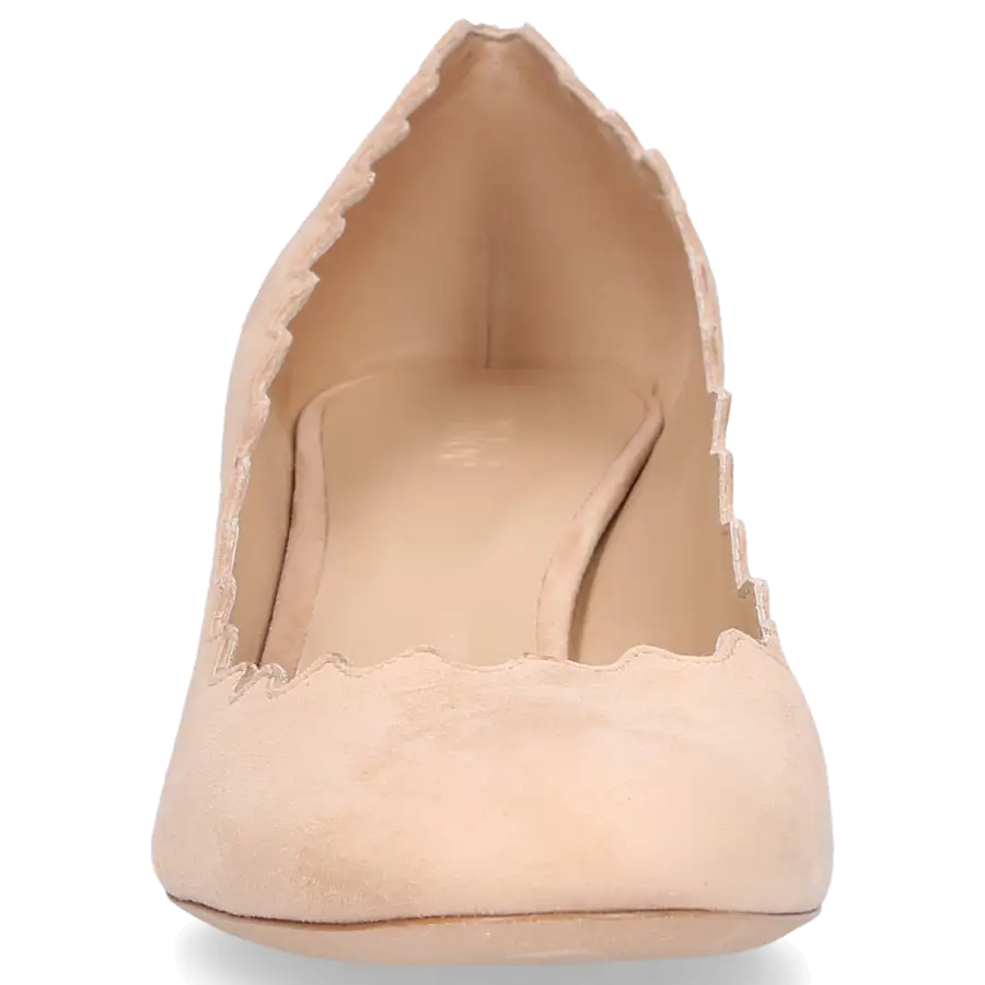 Chloé - Pumps LAUREEN Veloursleder beige - beige