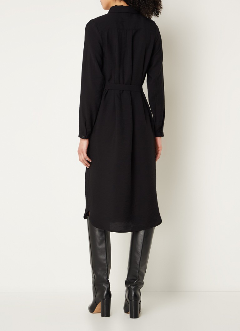 Robe-chemise midi Jonna de by-bar avec ceinture à nouer