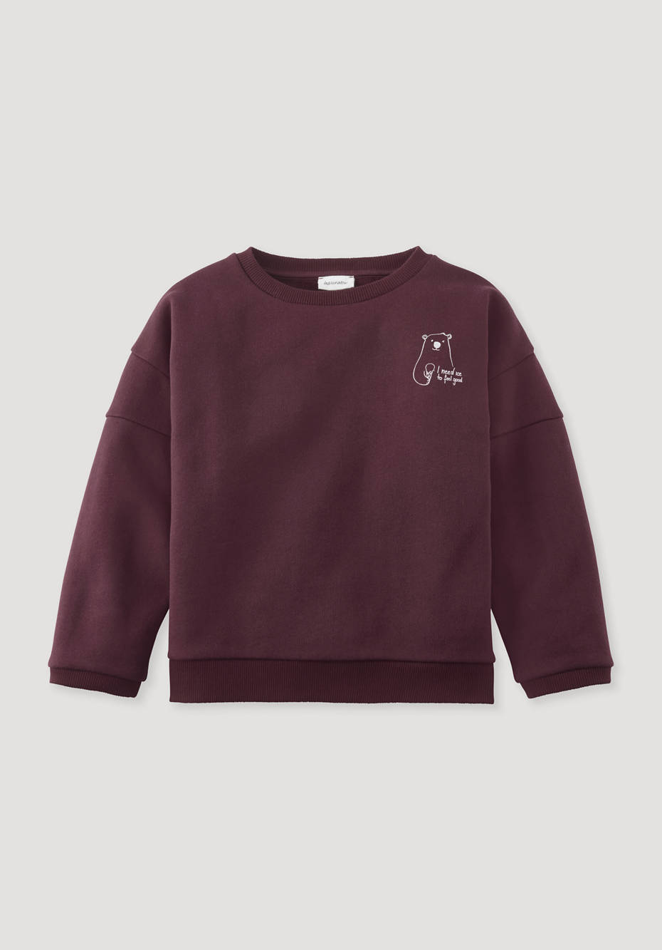 Sweatshirt aus reiner Bio-Baumwolle