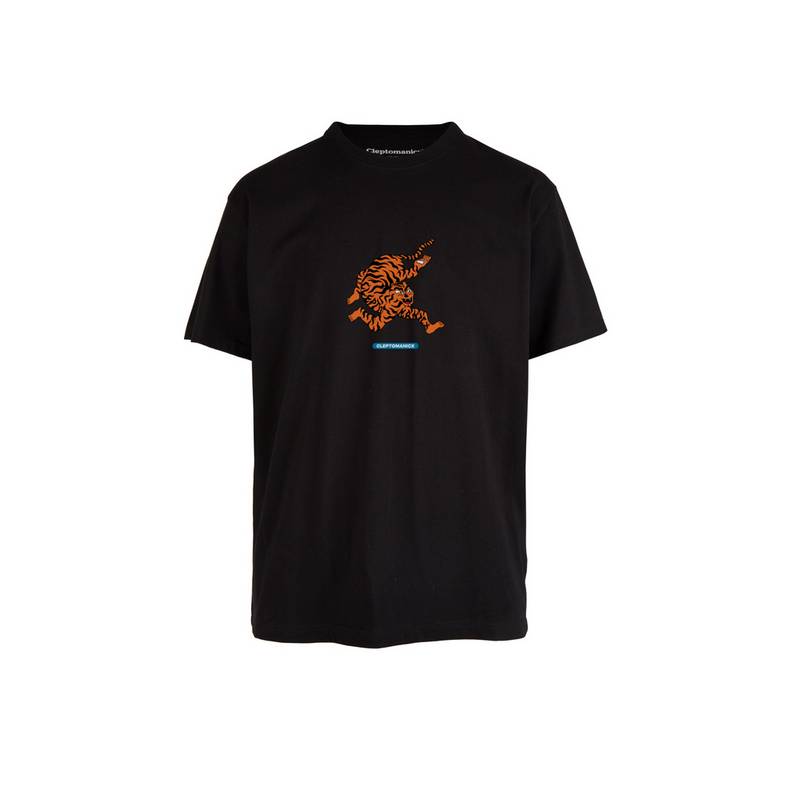 Cleptomanicx Tiger Limbs Printshirt Herren