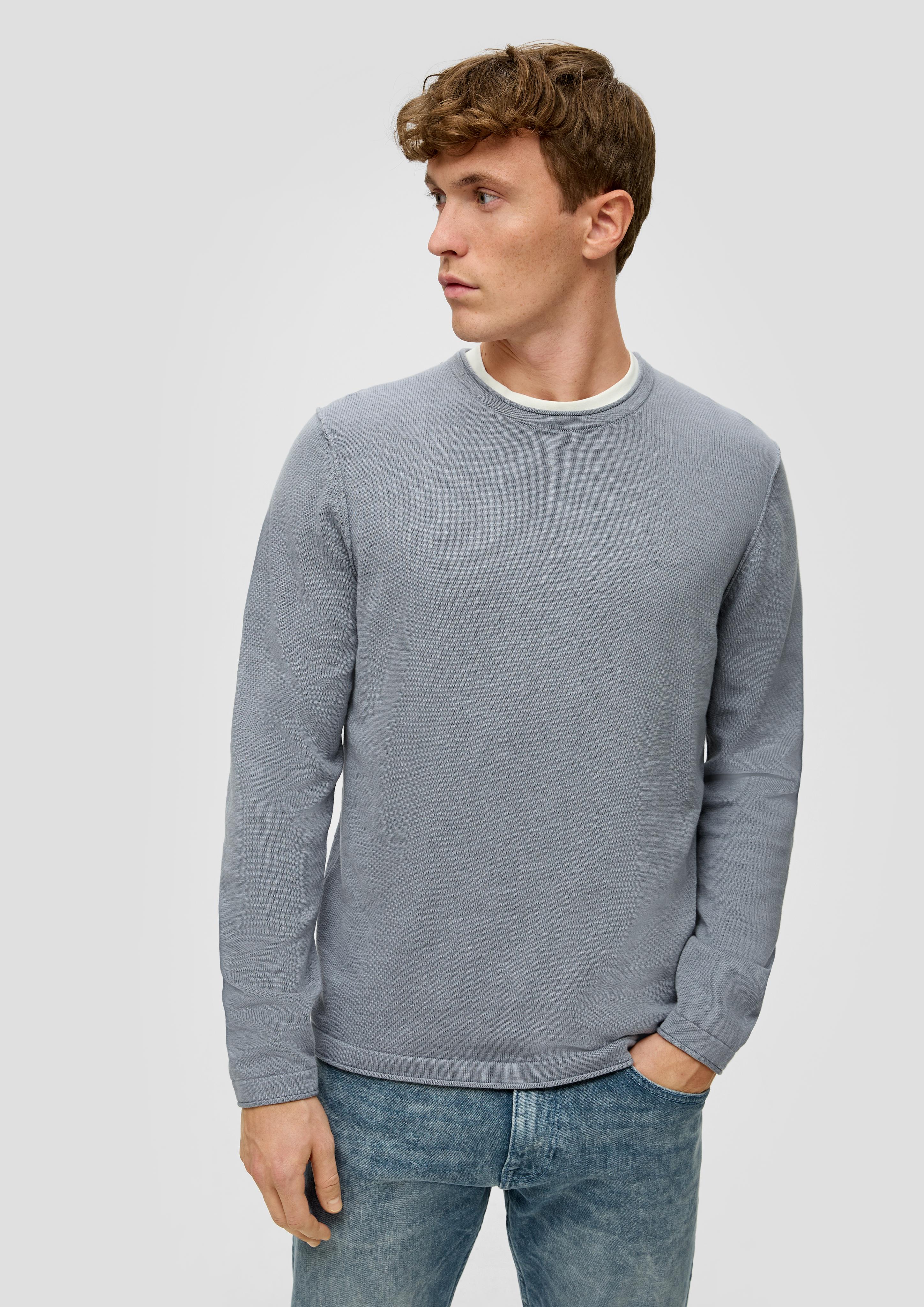 Strickpullover mit Rollkante  2141098-9500