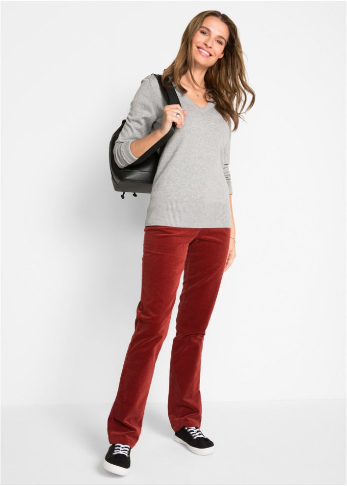 Stretch-Cordhose, Straight