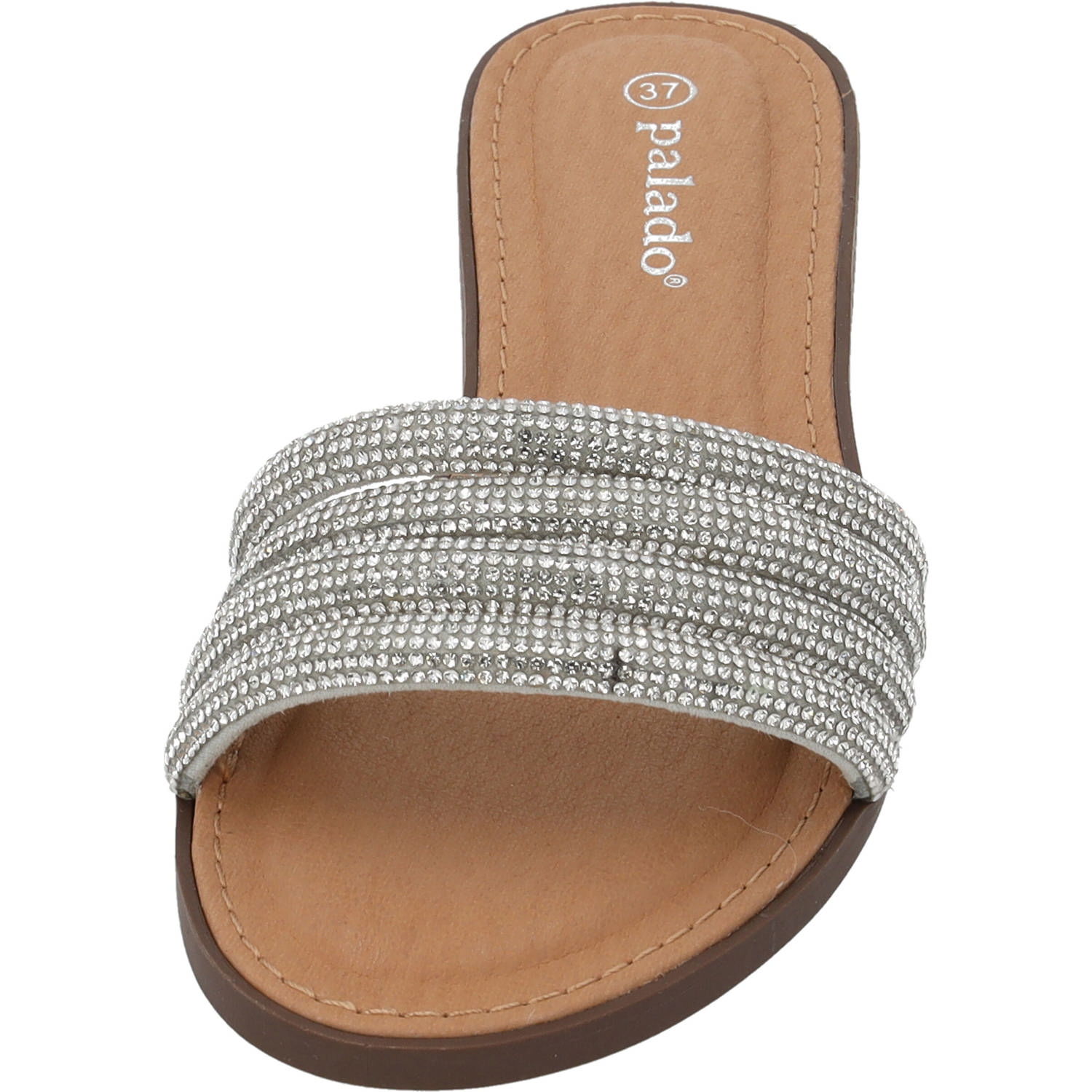 Palado Jeemi, Pantoletten & Badeschuhe, Damen, Silber Strass