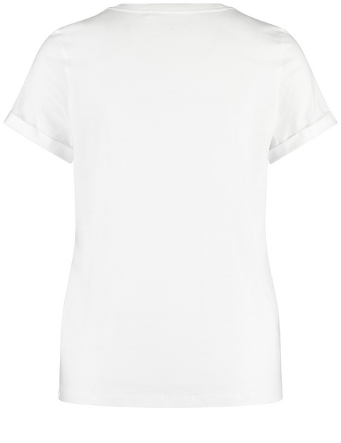 T-Shirt aus Baumwolle mit Frontprint