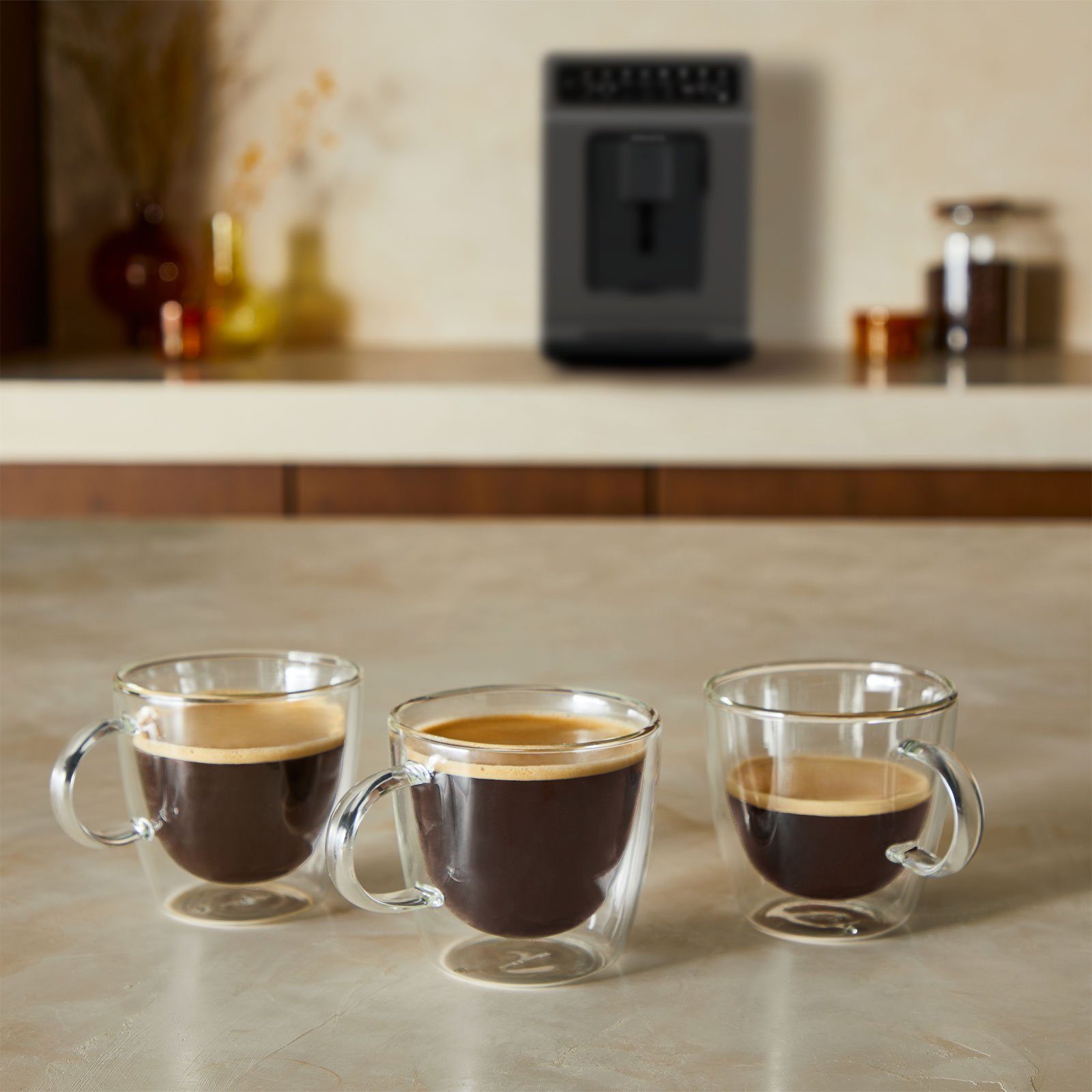 Krups Kaffeevollautomat EA89ZB10, Speicherung der Einstellungen, Kegelmahlwerk