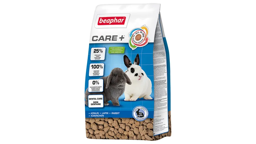 beaphar Nagerfutter Care+ Kaninchen 250g 250 g