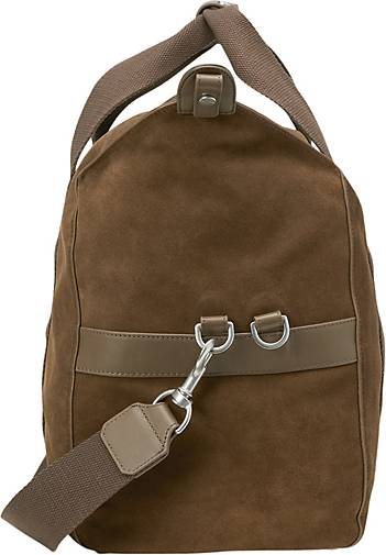Marc O'Polo Weekender aus softem Velours-Rindleder