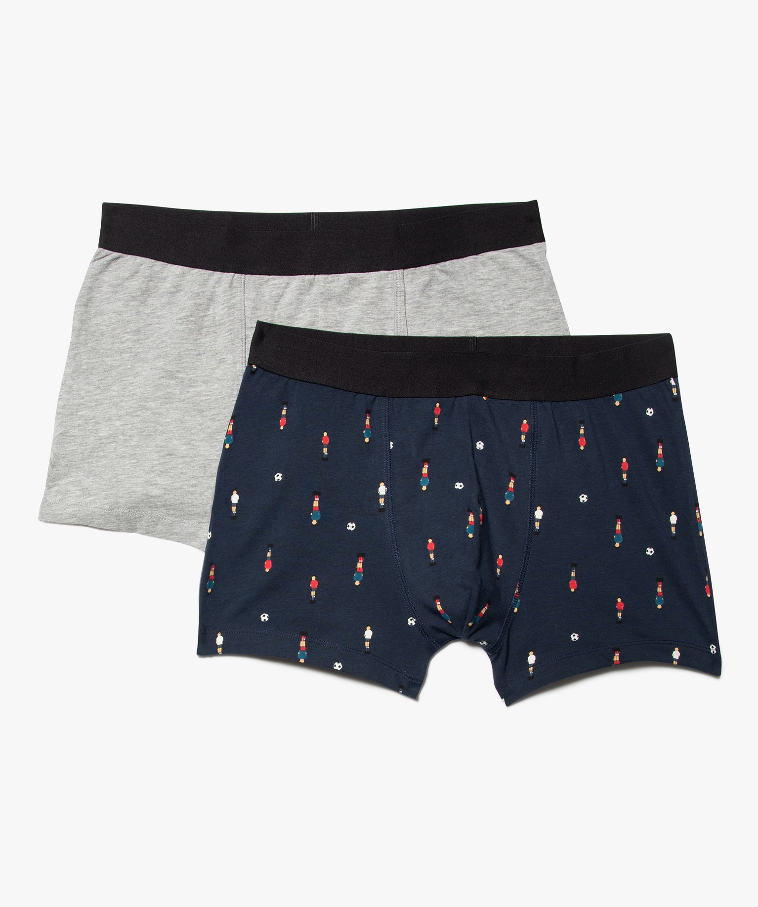 Boxer homme avec motifs babyfoot (lot de 2) marine | GEMO