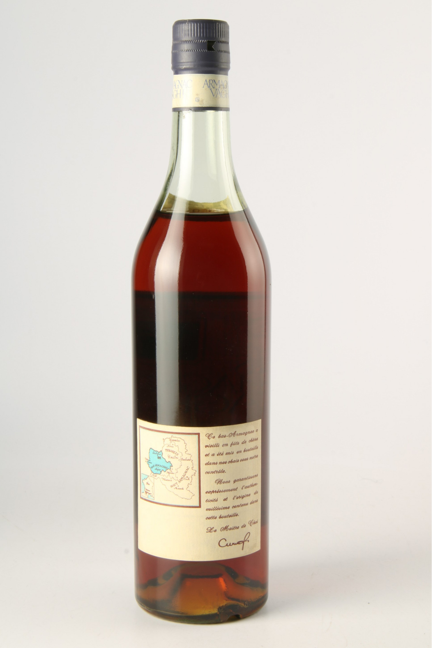 Vin 1958 VAGHI Bas Armagnac 1958, Armagnac. Vin ancien - SoDivin