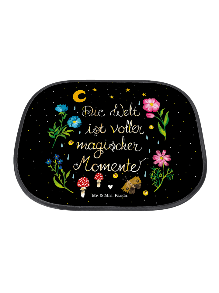 Mr. & Mrs. Panda Auto Sonnenschutz Magische Welt mit Spruch in Bunt günstig kaufen onesize