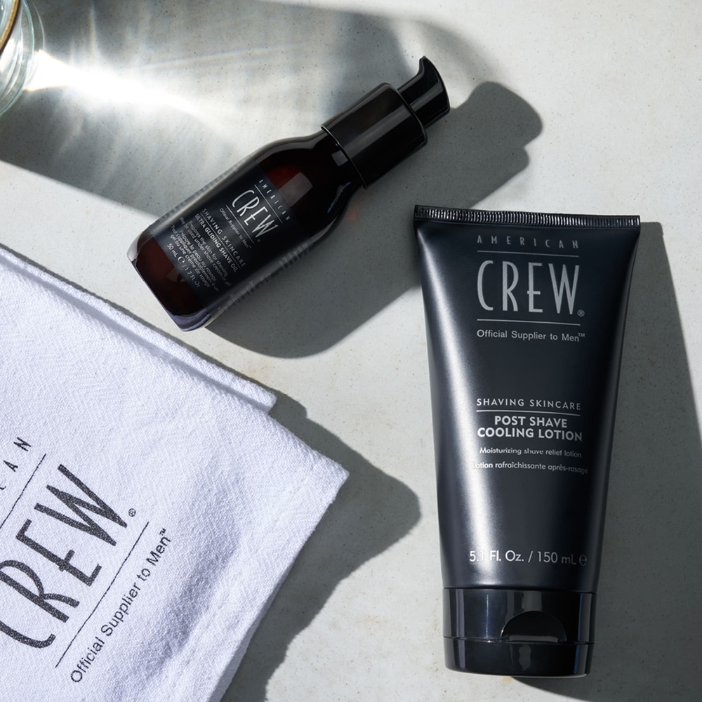 american crew Huile De Rasage Lubrifiante Huile barbe