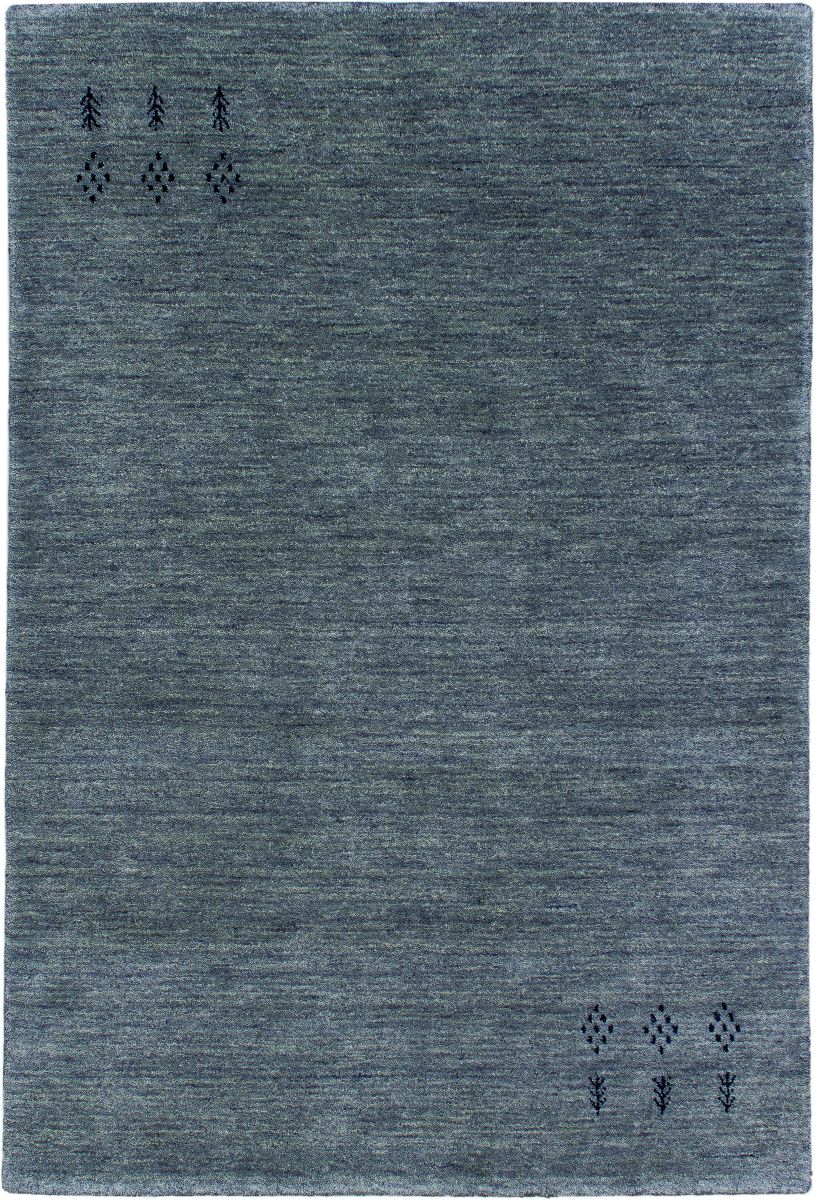 Handloom aus Indien Marand dunkelgrau 40 x 60 cm