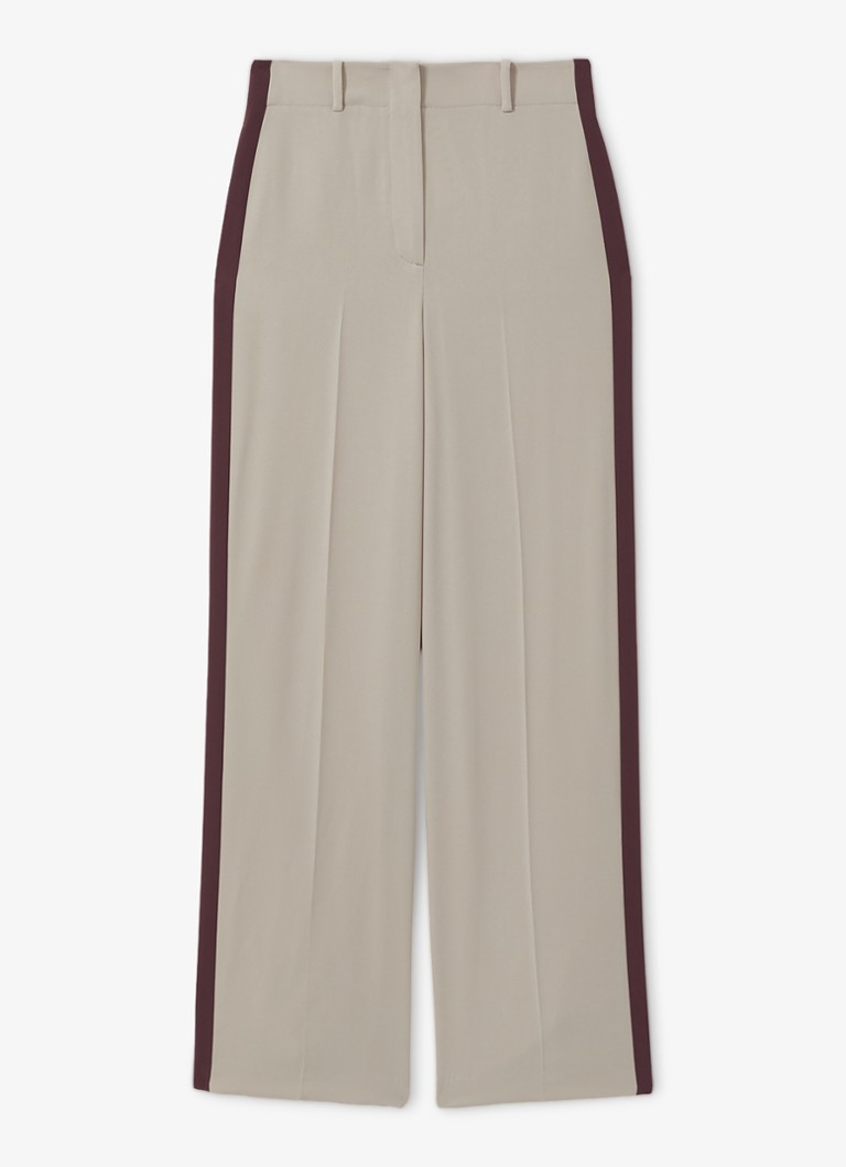 Pantaloni Reiss Isla cu talie înaltă și croi larg